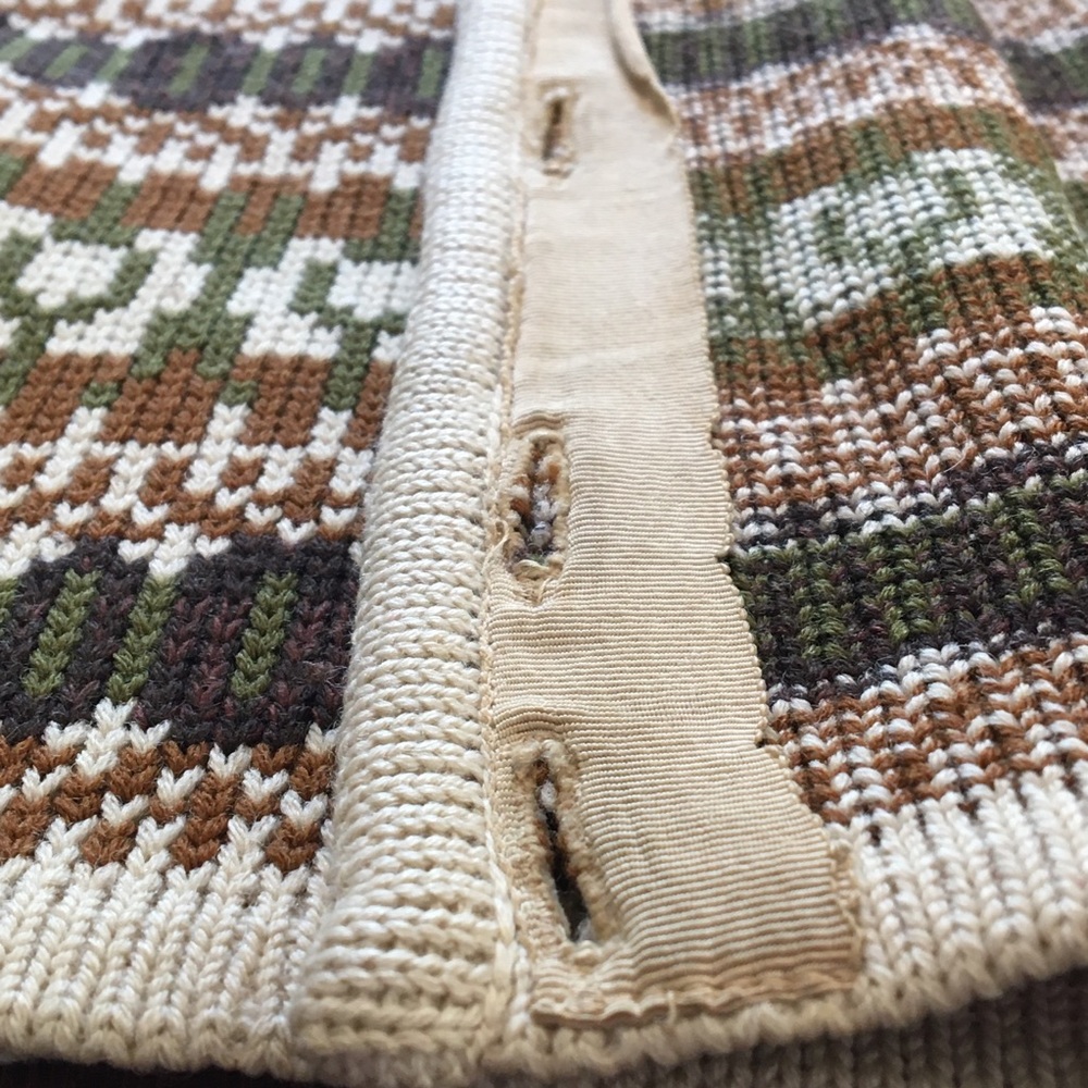 Vintage Australian Wool Norwegian Inspired Cardi - Picture 9 of 16